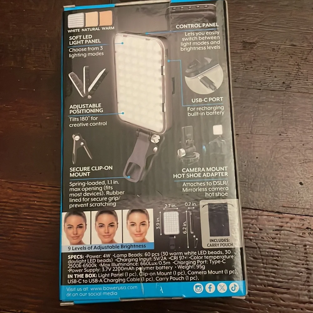 Compact Clip Light - Black
